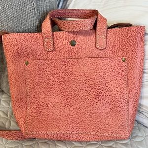Portland Leather Goods Mini Crossbody Flamingo New